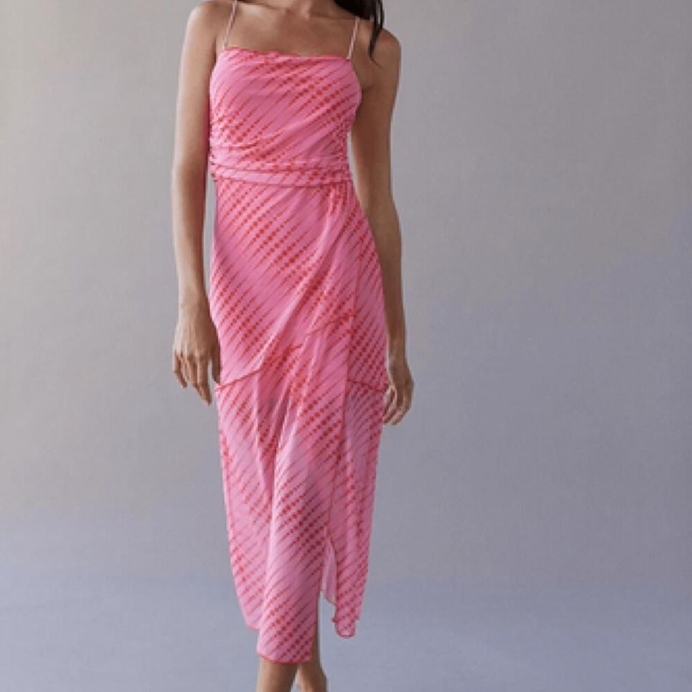 Urban-outfitters Women's Pink and Orange Dress